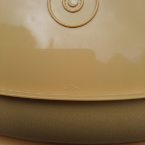 Vintage Tupperware Microwave Vegetable Steamer Harvest Gold 4 piece set 1273-7 - Picture 8 of 15